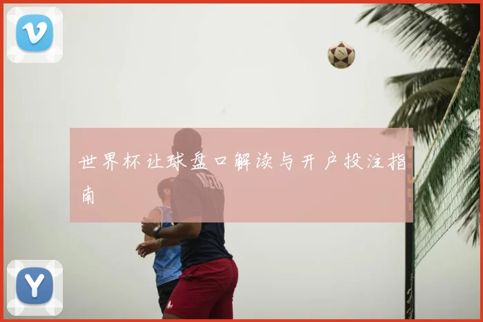世界杯让球盘口解读与开户投注指南